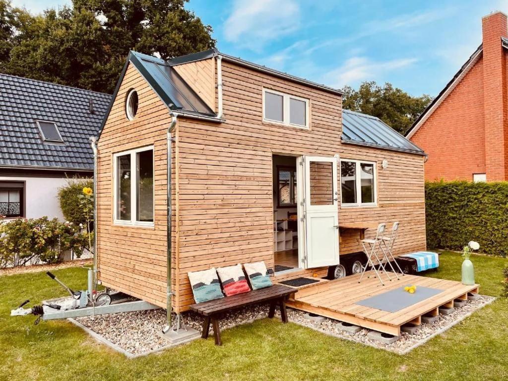 Tiny House Fleesensee Mit Eigenem Garten Und Nur Wenige Meter Vom Seeufer Göhren-Lebbin Zewnętrze zdjęcie